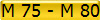 M 75 - M 80